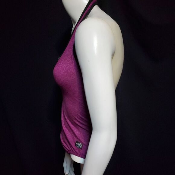 True Joy Activewear Purple & Black Leotard (S) - Picture 3 of 5